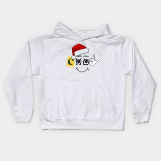 COOL SANTA FACE Kids Hoodie